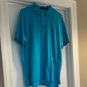 Polo by Ralph Lauren Men's Teal Polo Shirt